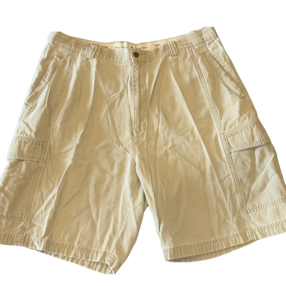 Tommy Bahama Mens 38 Tan Cargo Shorts